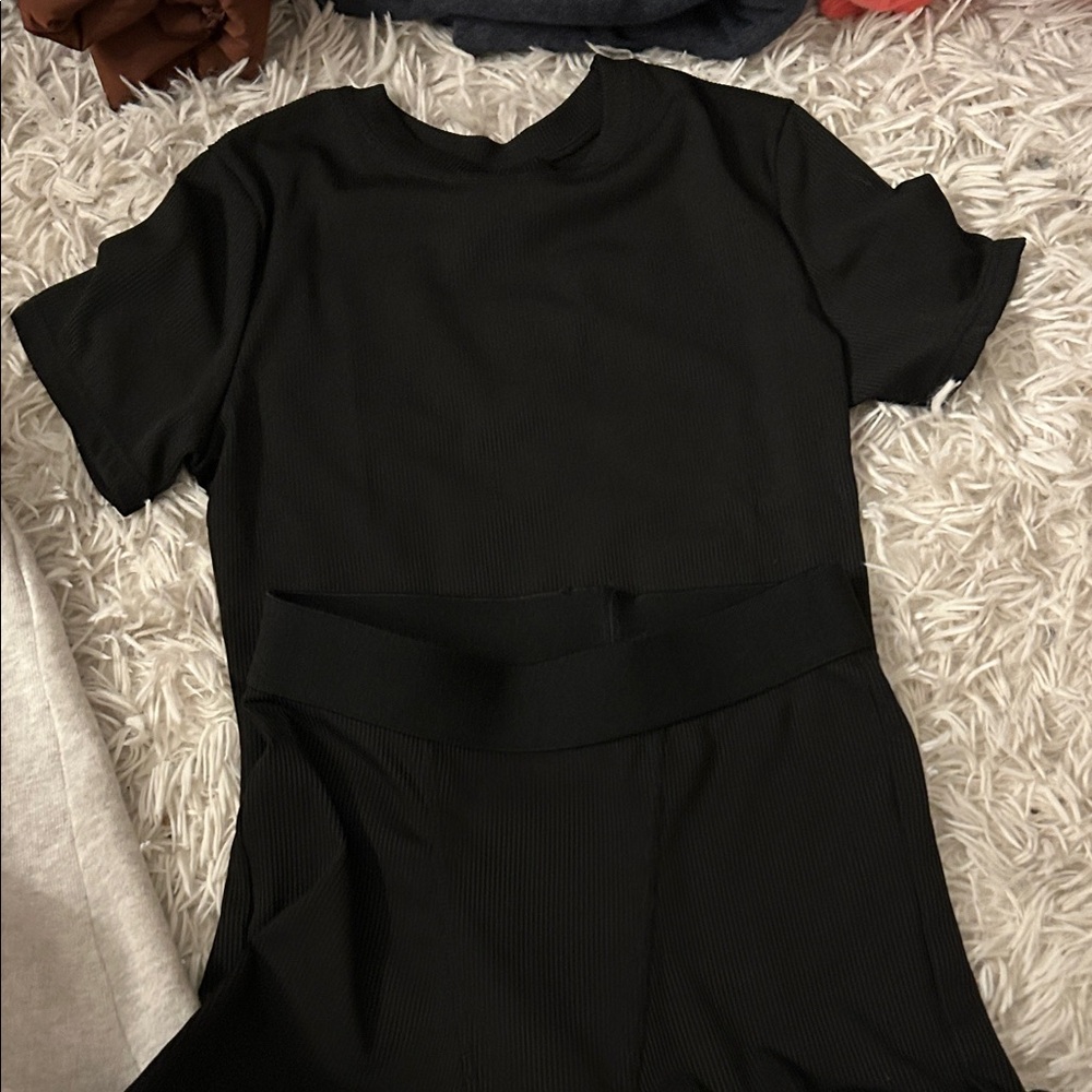 Black Two Piece set